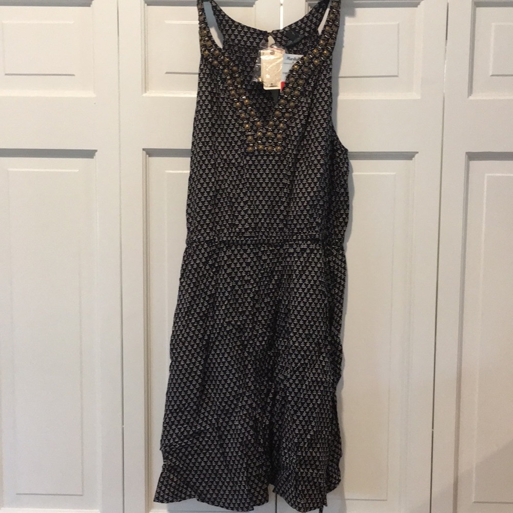 Causal navy light weight summer dress